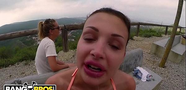  BANGBROS - Busty Hungarian Babe Aletta Ocean Fucked In Public Like A Whore